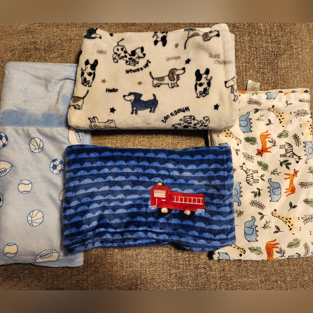 Baby Boy Fleece Blankets